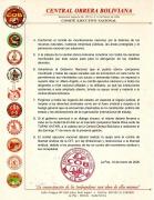 El ampliado de la COB define que el diálogo continúe en El Alto y para abrogar el 5503