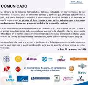 Industria farmacéutica exige libre tránsito para medicamentos y oxígeno medicinal