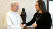 María Corina Machado se reunió con el papa León XIV en El Vaticano y le dijo que está más cerca la derrota del mal en Venezuela