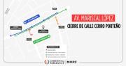 Realizan obras en la calle Cerro Porteño sin afectar la circulación en Mariscal López