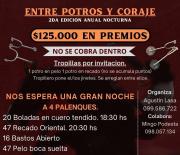 Se viene la 2ª edición nocturna de las jineteadas ¨Entre potros y coraje¨, en predio de ¨La Tablada¨ en Dolores