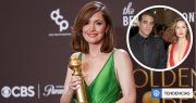¿Red flag? Rose Byrne gana el Globo de Oro sin su esposo: prefirió ir a una exposición de reptiles