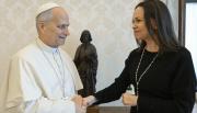 María Corina Machado se reunió con el papa León XIV