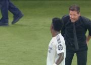 Simeone pide disculpas a Vinicius tras el altercado de la Supercopa