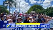 Trabajadores de salud marchan y exigen pago de salarios en el Plan 3000