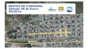 Cardona: quedó definido el recorrido del desfile de Carnaval