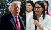 Donald Trump sostuvo una larga conversación con Delcy Rodríguez