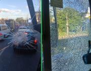 Vandalismo contra transporte público en Asunción afectó a 35 buses de varias empresas
