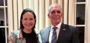 Presidente electo de Honduras se reúne en EE UU con líder venezolana María Corina Machado