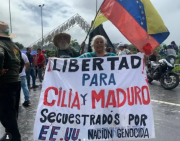 Campesinos marchan en Caracas por liberación de presidente Maduro y Cilia Flores