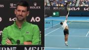 Djokovic acusa a Alcaraz de copiarle el saque en pleno Abierto de Australia Mira el video que lo demuestra