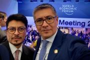 En Davos, ministros ‘siembran el futuro de Bolivia junto al mundo’