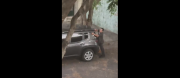 Filtraron el video del policía de la Federal borracho y disparando contra vecinos en Villa Crespo