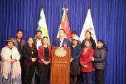 Vicepresidente Lara convoca a un acto para celebrar los 17 años del Estado Plurinacional