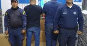Presos dos sujetos por contrabando de cigarrillos en Santa Rita