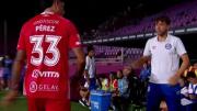 Debut amargo para Enzo Pérez en Argentinos Juniors: su reacción al ser reemplazado
