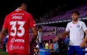 Debut caliente de Enzo Pérez en Argentinos: lesión, enojo y eliminación