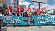 Organizaciones vivas de El Alto proclaman a Eynar Viscarra como candidato a la Alcaldía