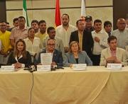 Rumbo al 22M: Partidos firman un acuerdo por elecciones pacíficas