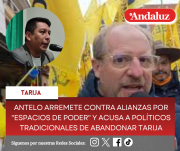 Antelo arremete contra alianzas por espacios de poder y acusa a políticos tradicionales de abandonar Tarija
