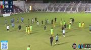La sub-15 de Peñarol terminó a las piñas con jugadores de Gremio en torneo juvenil