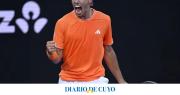 Triunfazo de Cerúndolo para meterse en los octavos de final del Abierto de Australia