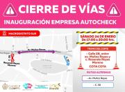 GAMLP informa del cierre temporal de vías en Cota Cota este sábado