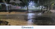 Tremendo aguacero y caída de granizo en varios puntos del Gran San Juan