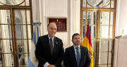 Orrego y el embajador argentino en España trazaron líneas de trabajo para potenciar inversiones en San Juan