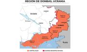 Putin quiere todo el Dombás, pero Ucrania aún controla el 20% del territorio