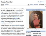 Wikipedia corrige el origen de Juan Azurduy y reafirma su nacimiento en Sucre