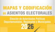 TSE publica mapas y listado de asientos electorales para las Elecciones Subnacionales 2026