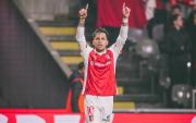 Rodrigo Zalazar anotó y fue elegido figura del partido en la goleada del Sporting Braga