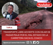 Transporte Libre advierte con dejar de pagar peaje por el mal estado de la carretera hacia el Chaco
