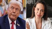 Donald Trump y María Corina Machado