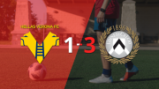 Serie A: Udinese logró una destacada actuación al conseguir una victoria por 3 a 1 ante Hellas Verona