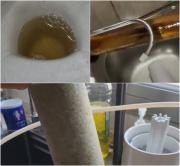 Usuarios mostraron cómo el agua de OSE en Montevideo salió “sucia y con olor a podrido”