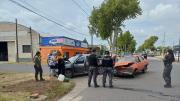Accidente en el sur de la ciudad: una mujer fue hospitalizada