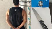 La Plata: encerró a su pareja y la amenazó de muerte con un cuchillo