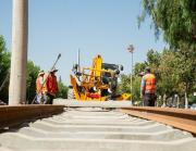 Por las obras de extensión del metrotranvía anuncian un desvío en una transitada zona de Godoy Cruz