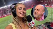 Morena Beltrán debutó como comentarista deportiva y Horacio Pagani la cruzó sin filtro