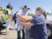 Municipalidad de Retiro entrega ayuda a damnificados por incendios en la región del Bio Bío