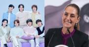La presidenta de México pide personalmente más conciertos de la banda de k-pop BTS