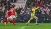 El héroe de la noche: arquero de Benfica marcó al último minuto y le dio el pase a los playoffs de la Champions League