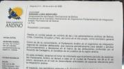 ¿Vicepresidente Lara también en Panamá? fue invitado a la sesión del Parlamento Andino