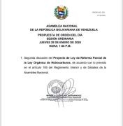 Asamblea Nacional debate la segunda discusión sobre la Ley de Hidrocarburos: claves de la reforma