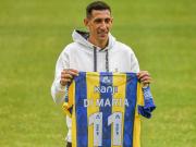 Di María, silbidos en Avellaneda y un fuerte respaldo de Jorgelina Cardoso