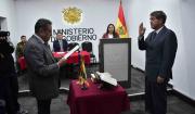 Posesionan a Hérnán Paredes como el nuevo viceministro de Régimen Interior