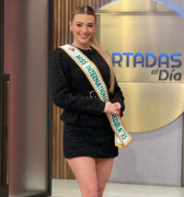 Invitada de lujo en Portadas: Miss International Valeria Di Martino
