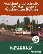 Accidente de tránsito en Av. Harriague y Washington Beltrán ‣ El Pueblo Digital Uruguay